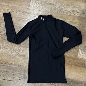 Blk Under Armour mock neck